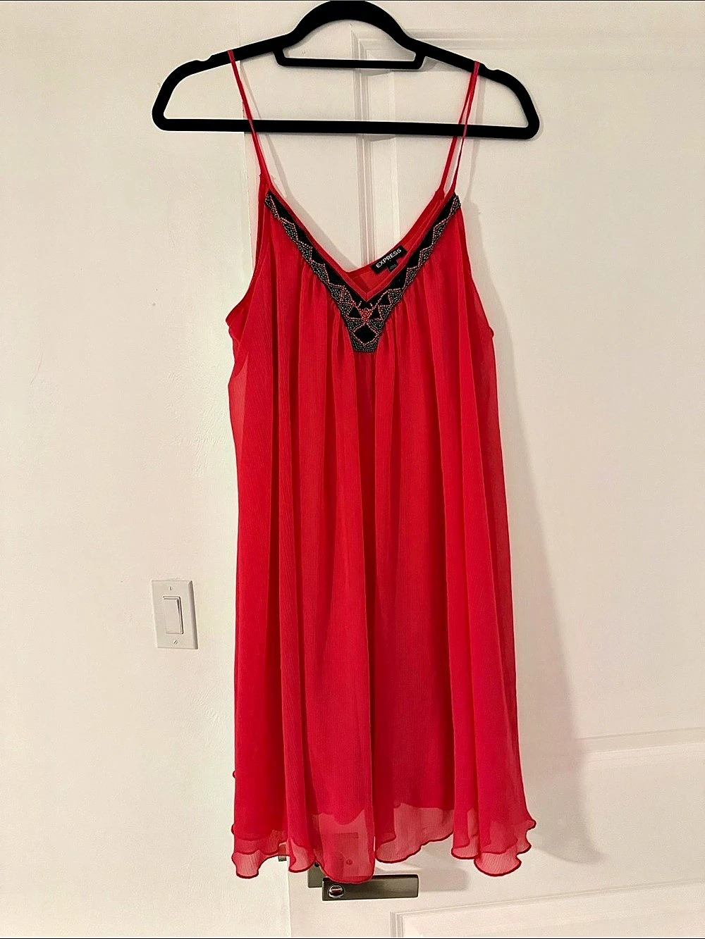 Express Red Maxi Dress